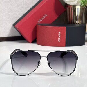 Prada Black Aviator Sunglasses